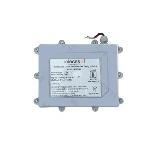 ielecssol ABS Battery Box 54 Ah Battery Capacity IP65 for Outdoor Use
