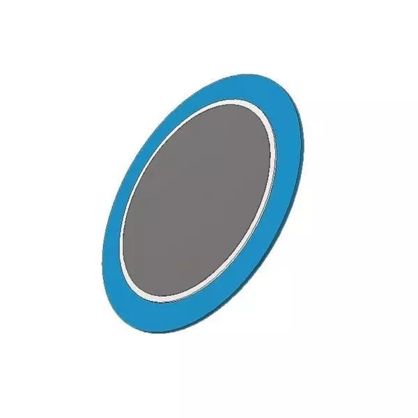 PUI AUDIO Benders Piezoelectric Flush Mount Round Shape 250 Ω Impedance, AB2746B