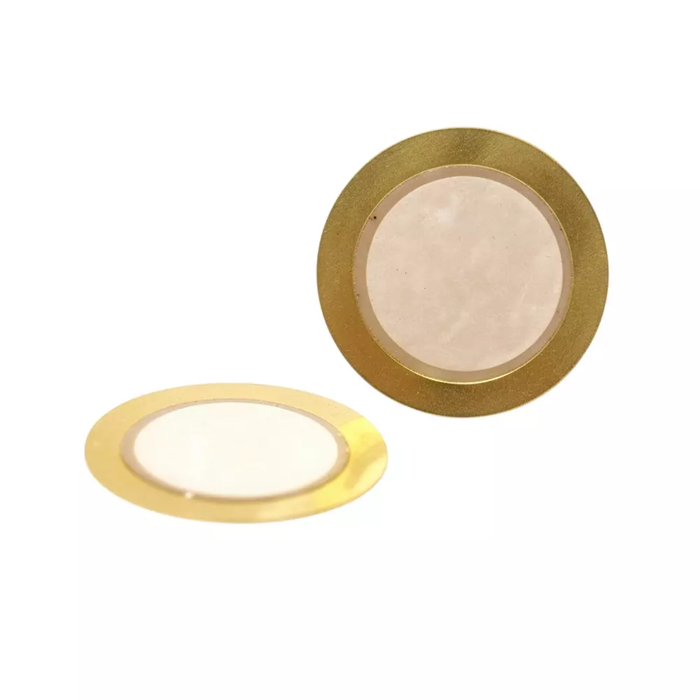 PUI AUDIO Benders Piezoelectric Flush Mount Round Shape 500 Ω Impedance, AB1290B