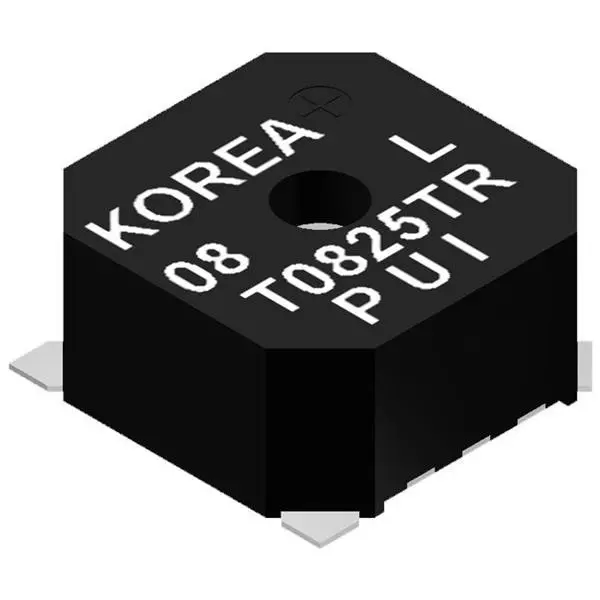 PUI AUDIO Transducers Electromagnetic Board Mount 87 dBA Sound Pressure Level, SMT-0825-T-R