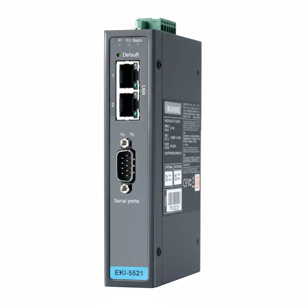 Advantech Serial Device Server 3.2 W 12 ~ 48 VDC, EKI-1521-CE