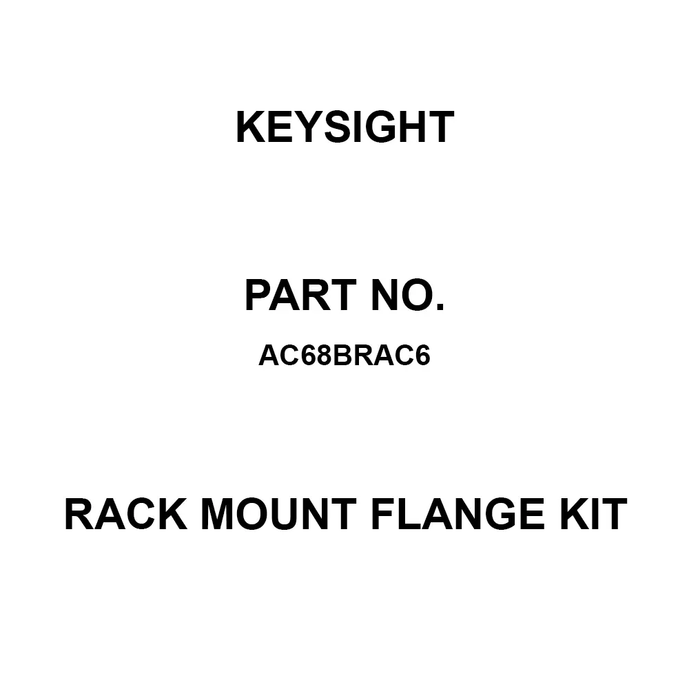 KEYSIGHT AC6800B Series Rack Mount Flange Kit, AC68BRAC6