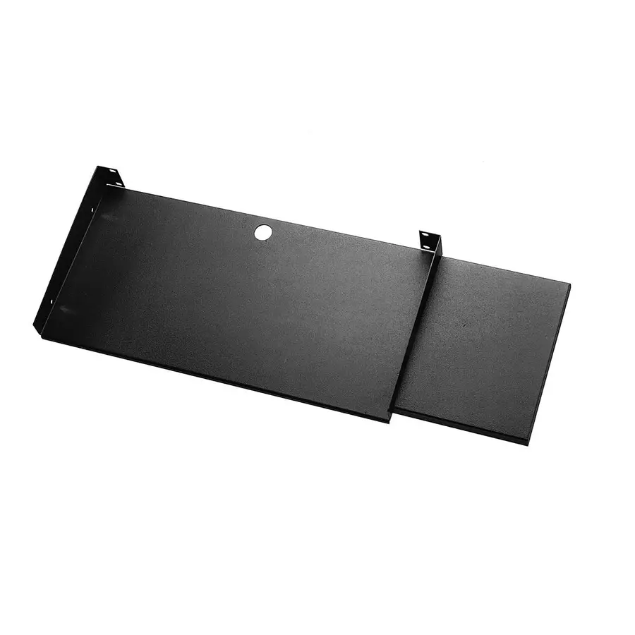 BUD INDUSTRIES Keyboard & Mouse Shelf Assy Steel Black 790.57 mm (31.125 Inch) Length, SA-1775-BT