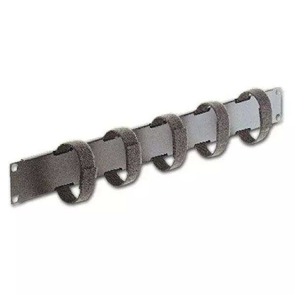 BUD INDUSTRIES Cable Management Panel Steel Black 44.45 mm (1.75 Inch) Length, CM-2202