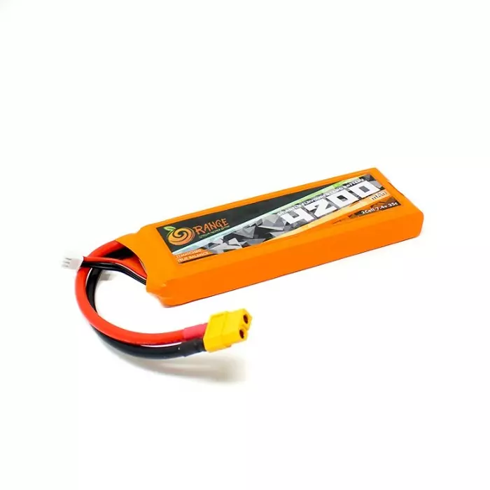 Orange 7.4V 4200 mAh 35C 2S Lithium Polymer Battery Pack