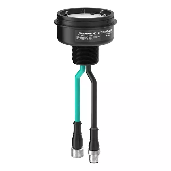 BANNER ENGINEERING Ethernet Base Mod, Tower Light, W/Cable, B-Tl70Pe-Q2Pe.