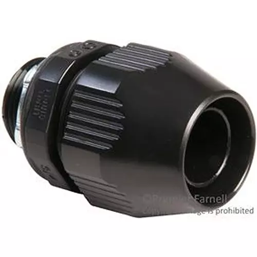 ABB - THOMAS & BETTS Conduit Fitting, Str, Thermoplastic, Black, 19.05Mm, Lt75P