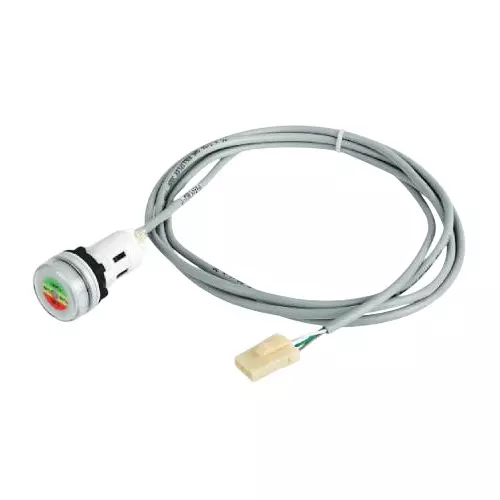 Teknic Monoblock Battery Indicator 2.5 m Cable Length 5 V DC 2 Pin AMP Connector With Led Bulb, 3PLBR348LH1C2-5VDC