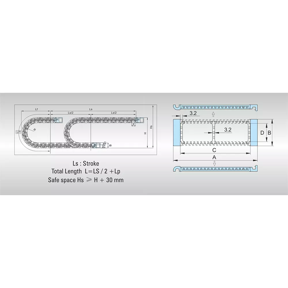 controlwell-cable-drag-sabin-n-type-chain-both-side-open-75-mm-inner-width-116-mm-bending-radius-nsb028n075r116