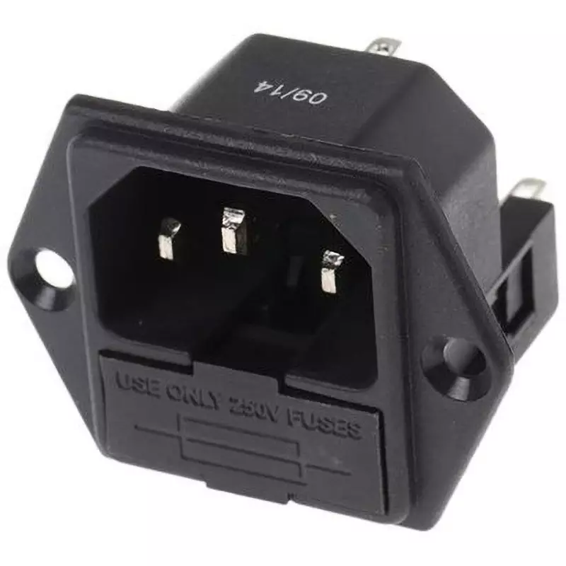 RS PRO IEC Plug Panel Mounting Solder 250 V ,811-7235