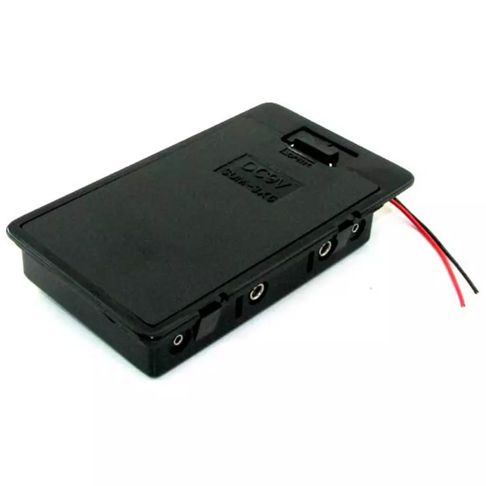 Kyoritsu Electronics Battery Box with Lead Wire, SBH361A