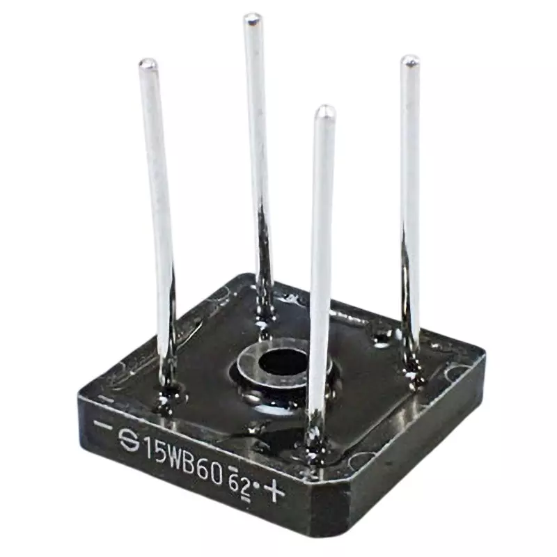 Shindengen Bridge Diode (With fin, Tc = 77°C) 15, (No fin, Ta = 25°C) 4 Output Current, S15WB60-5000