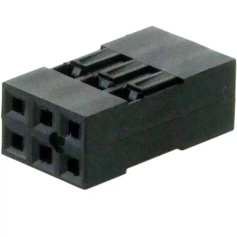 Kyoritsu Electronics QI Connector 3(AC/DC) Current 3 pinsx2 rows (6 pins) Pole, QII-6 (Pack of 20)