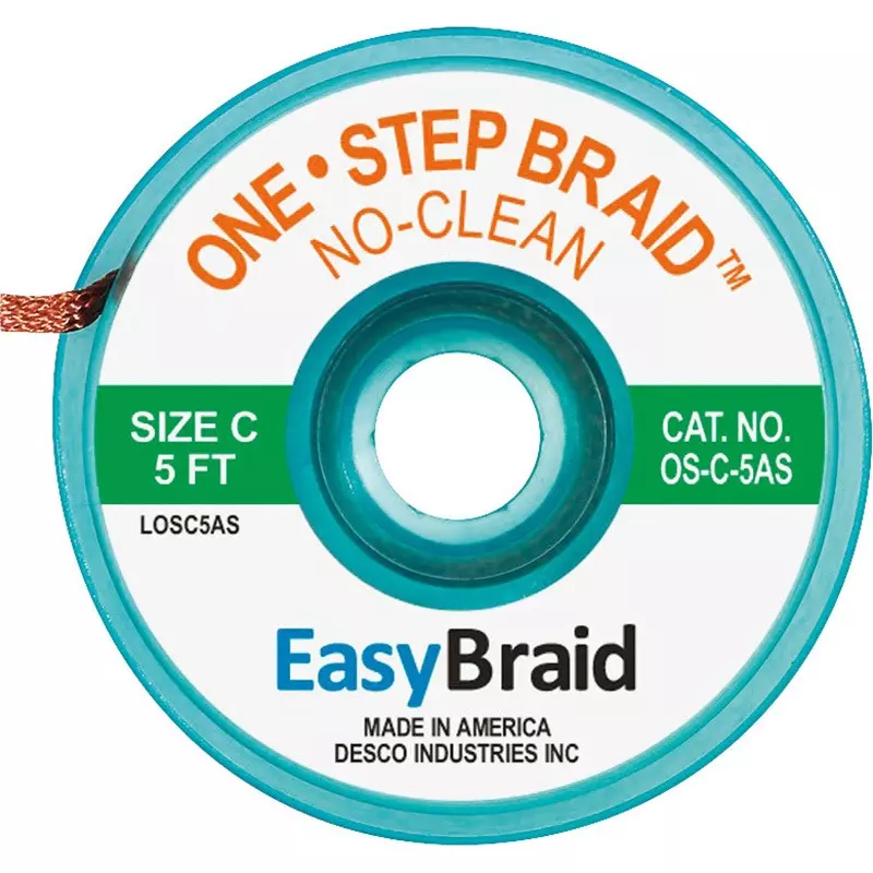 DESCO Solder Suction Line One Step, OS-C-5AS (Pack of 25)