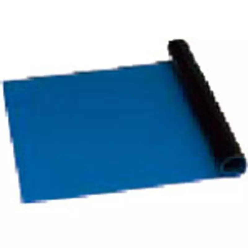 DESCO Static Dissipative Two-Layer Vinyl Sheet Blue, 66161
