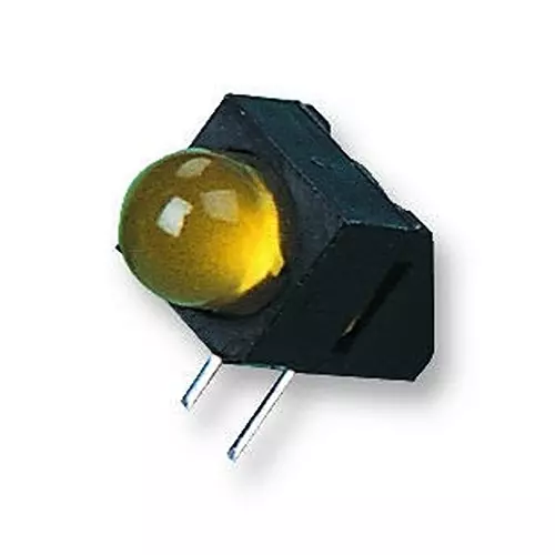BROADCOM LED, 5MM, YELLOW, 5.7MCD, 585NM, HLMP-3401-E00B2