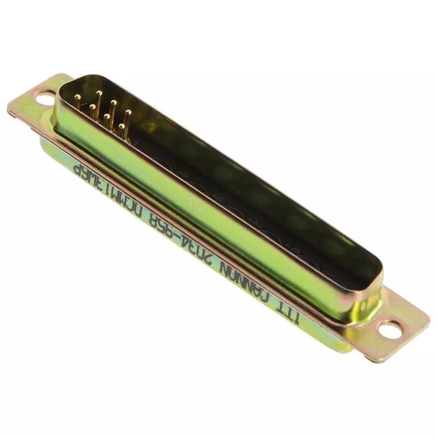 ITT CANNON Combination Layout D Sub Connectors COMBO D-SUB CONN, RCPT, DC-13W6, PANEL, DCMM13W6S