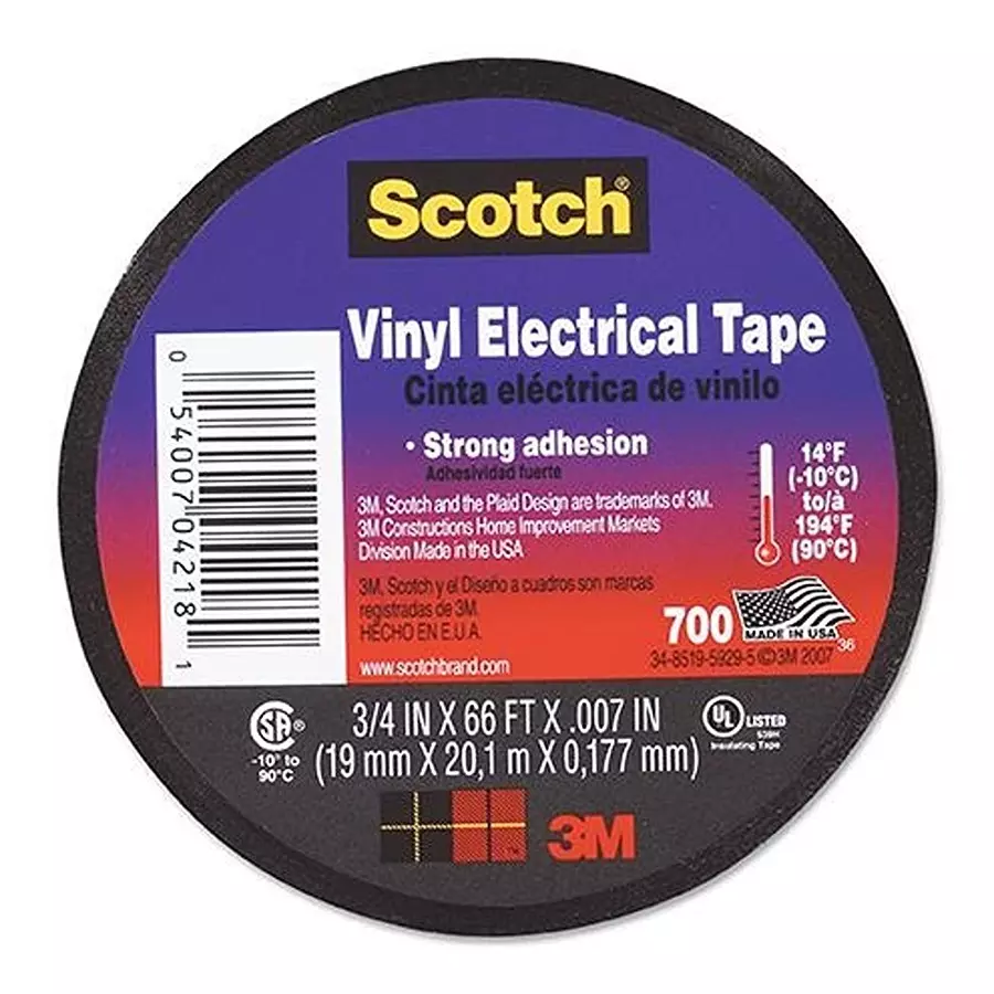 3M ELECTRICAL INSULTAPE, PVC, 20M X 19MM, 700 19MM