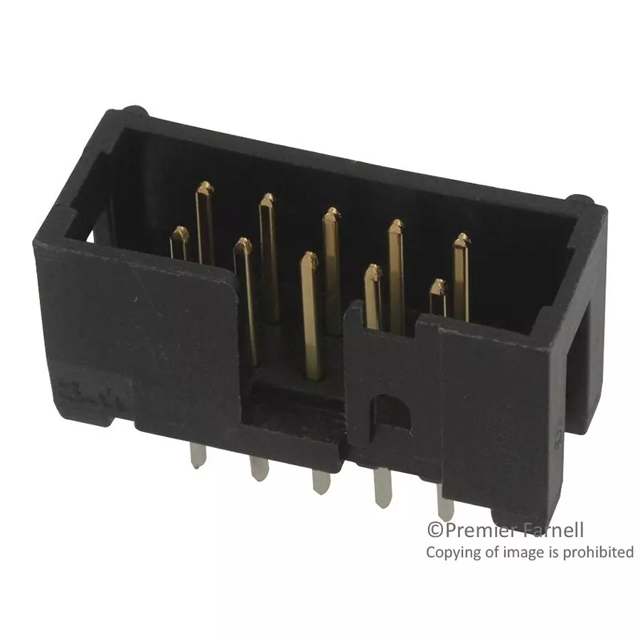3M CONNECTOR, HEADER, 10POS, 2ROW, 2.54MM, D2510-6002-AR
