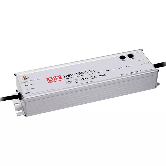 Mean Well POWER SUPPLY, AC-DC, 12V, 13A, HEP-185-12A