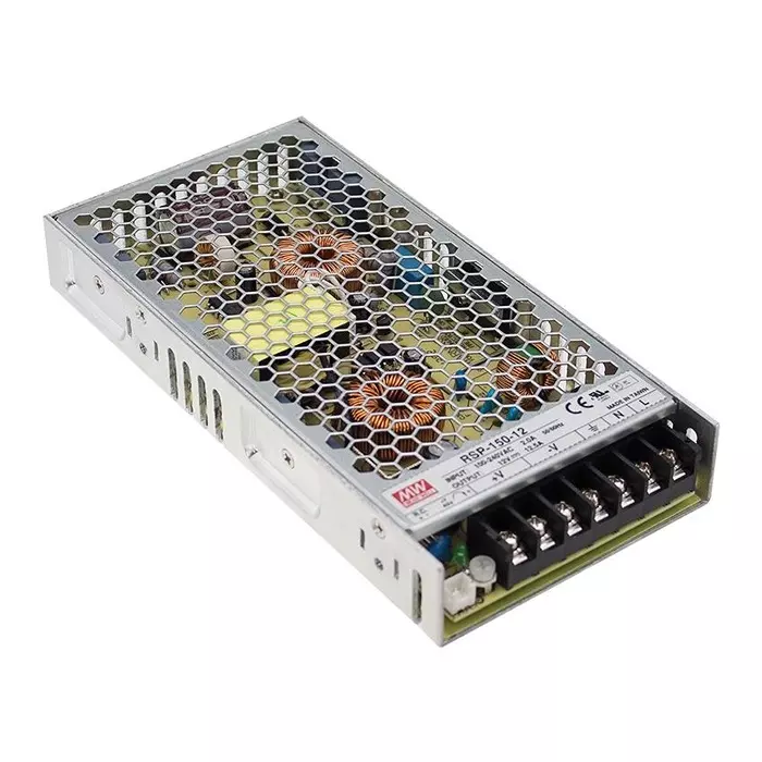 Mean Well POWER SUPPLY, AC-DC, 13.5V, 11.2A, RSP-150-13.5