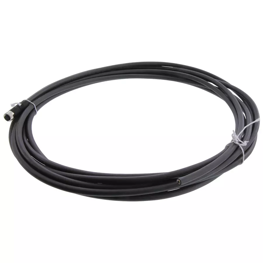 OMRON INDUSTRIAL AUTOMATION SENSOR CORD, 8P M8 RCPT-FREE END, 5M, D41D-8P5-CFM8-705M