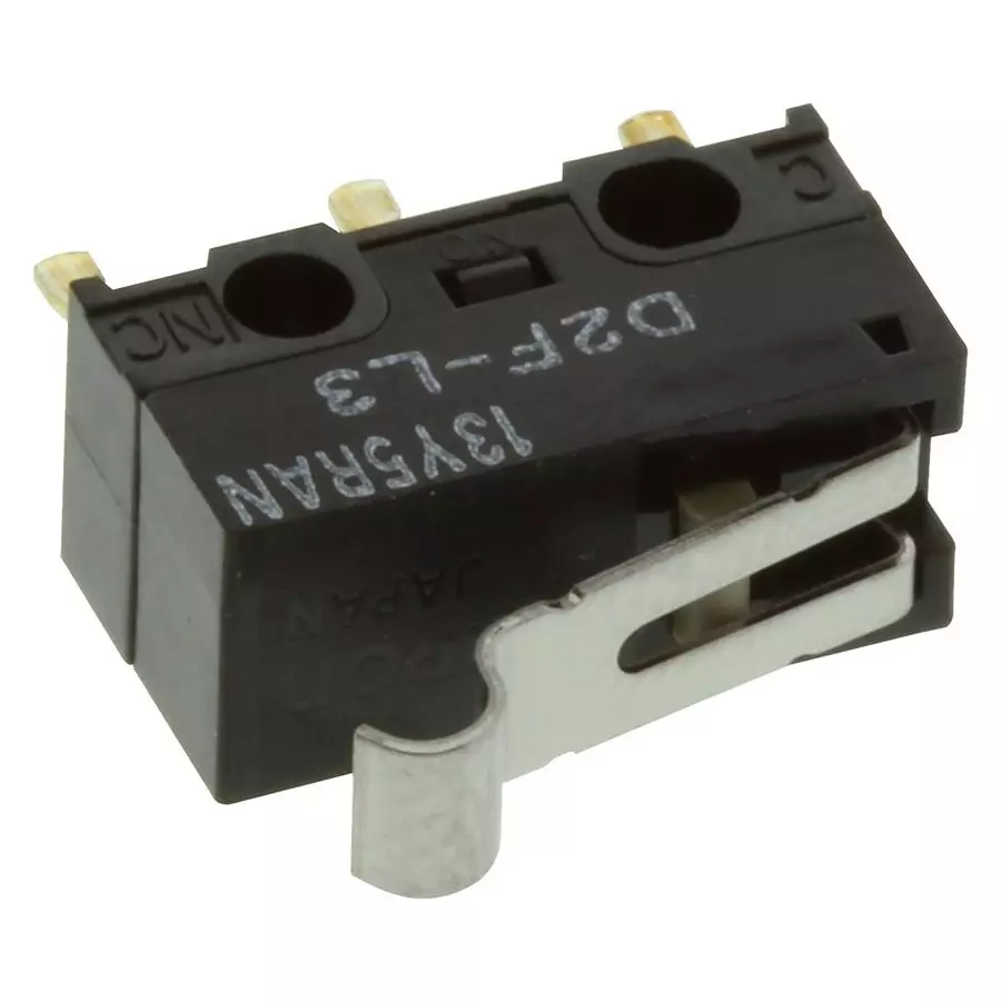 OMRON ELECTRONIC COMPONENTS MICROSWITCH, SPDT, D2F-L3