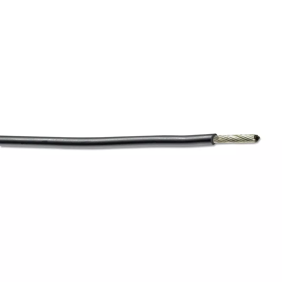RAYCHEM - TE CONNECTIVITY HOOK-UP WIRE, 21AWG, BLACK, 100M, FLT0111-0.50-0