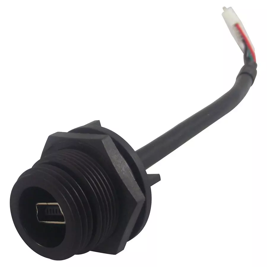 BULGIN LIMITED CONNECTOR, MINI USB B, RECEPTACLE, PANEL, PX0446