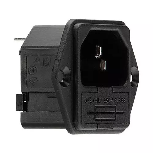 BULGIN LIMITED INLET, IEC, FUSED, PANEL, PF0001/63