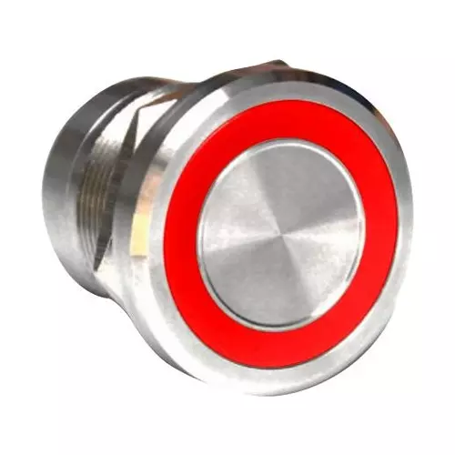 BULGIN LIMITED CAPACITIVE SW, DPDT, 0.01A, 12V, GRN/RED, MC22MCSRG