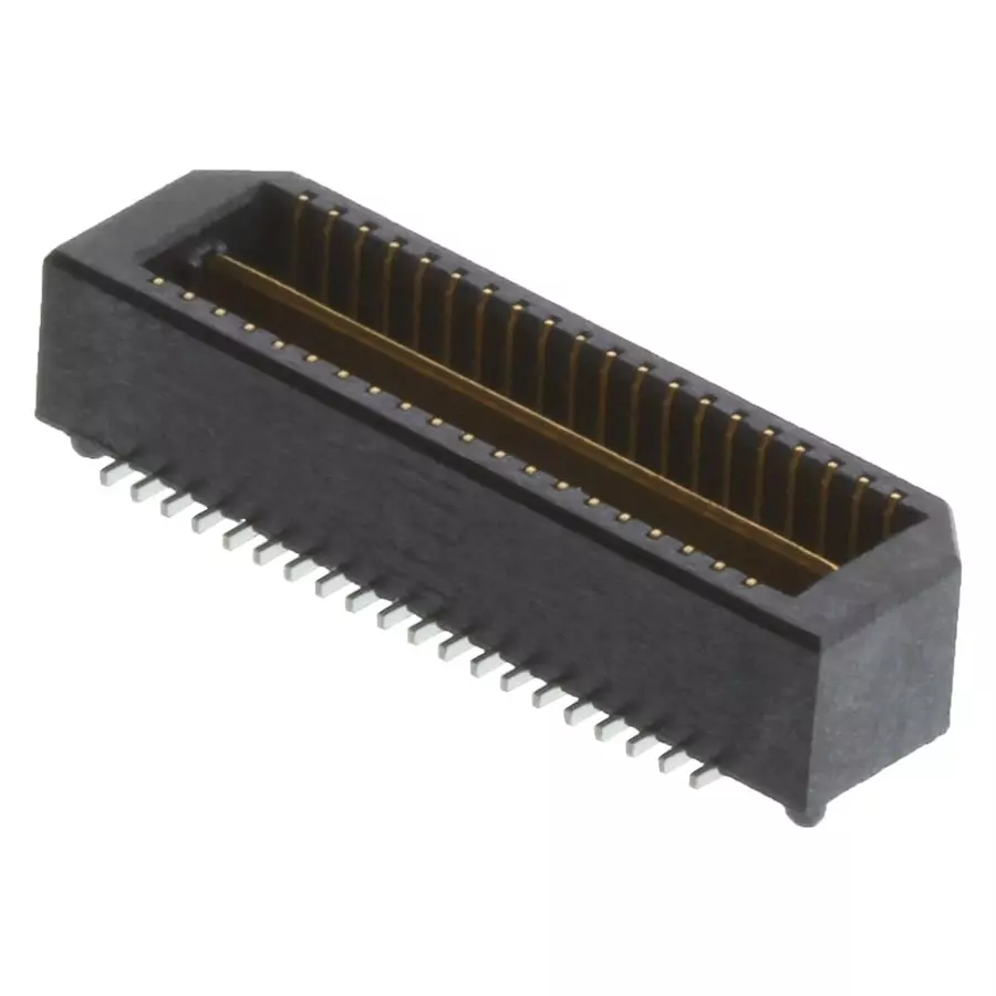 SAMTEC CONNECTOR, STACKING, HEADER, 40POS, 2ROW, QTE-020-01-F-D-A