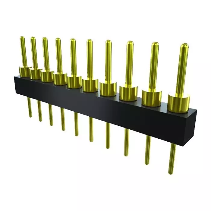 SAMTEC CONNECTOR, HEADER, 8POS, 1ROW, 2.54MM, TS-108-G-AA