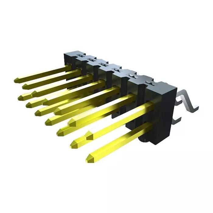 SAMTEC CONNECTOR, HEADER, 4POS, 1ROW, 2.54MM, TSM-104-01-T-SV (Pack of 10 Pcs)