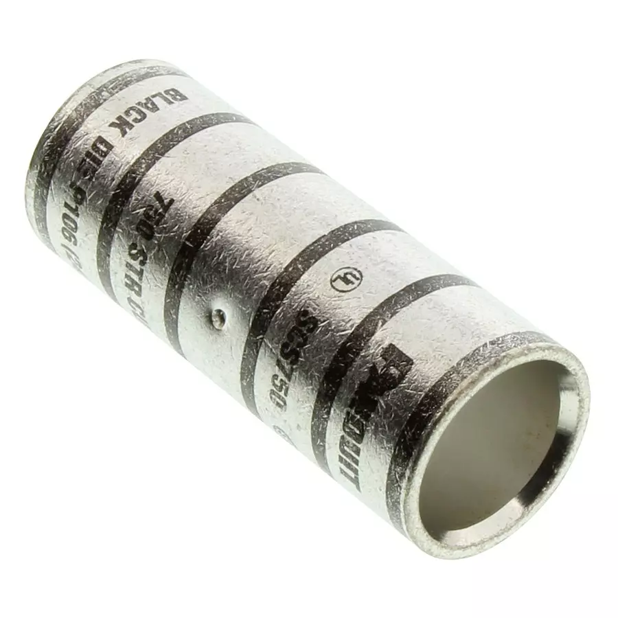 PANDUIT Butt Splices TERMINAL, BUTT SPLICE, UNINSULATED, SCS750-6