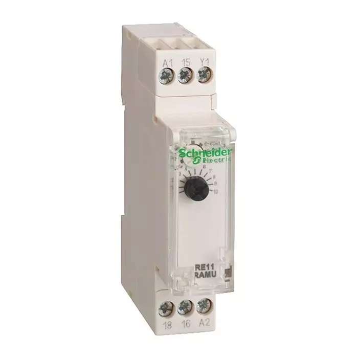 SCHNEIDER ELECTRIC Time Delay Relays - Electromechanical TIME DELAY RELAY, SPDT, 100H, 250VAC, RE17RBMU