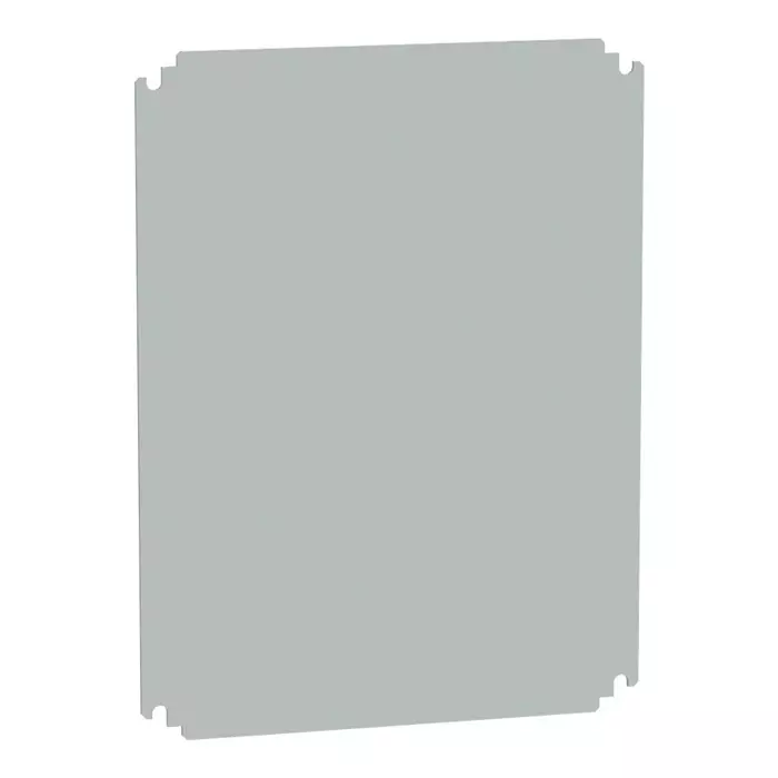 SCHNEIDER ELECTRIC Plates MOUNTING PLATE, PLAIN, GRAY, FRP, NSYMPP54