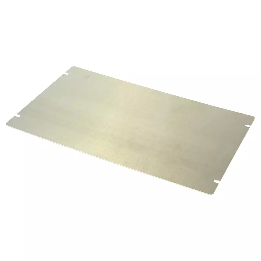 HAMMOND Plates BOTTOM PLATE, 12"X7", ALUMINIUM, 1434-127