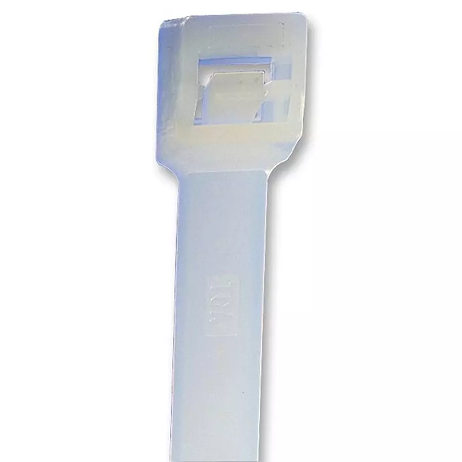 HELLERMANNTYTON Cable Tie, Rel, Nat, 300X4.6 mm, Pk100, 115-02101 (Pack of 100)