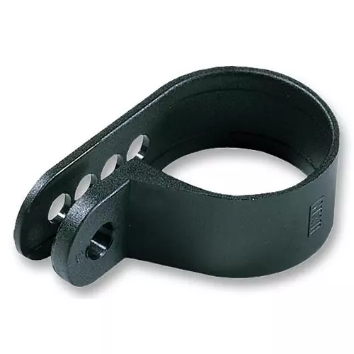 HELLERMANNTYTON P Clip, Black, 15.8 mm, Pk100, NX8 (Pack of 100)