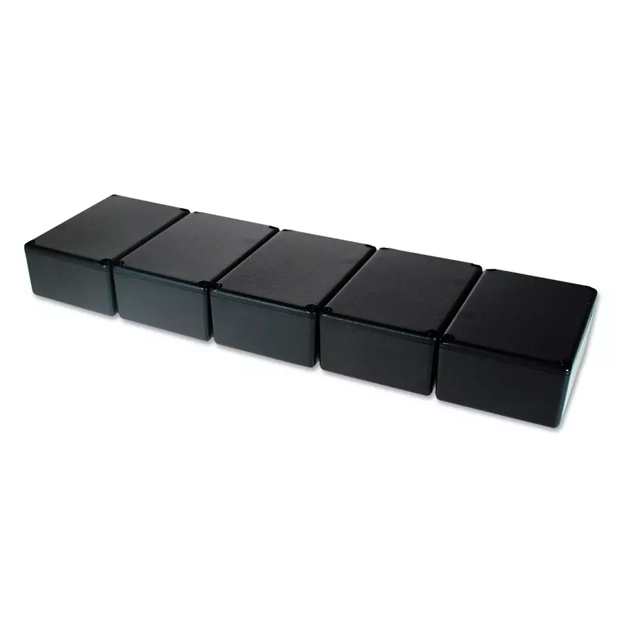 CAMDENBOSS Box, Abs, Black, 23X54X38 mm, Pk5, RX2008/S-5 (Pack of 5)