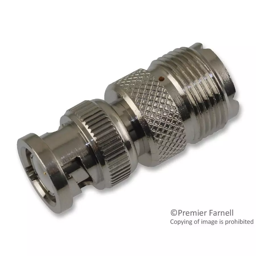 POMONA Rf/Coaxial Adapter, Uhf Jack-Bnc Plug, 3287