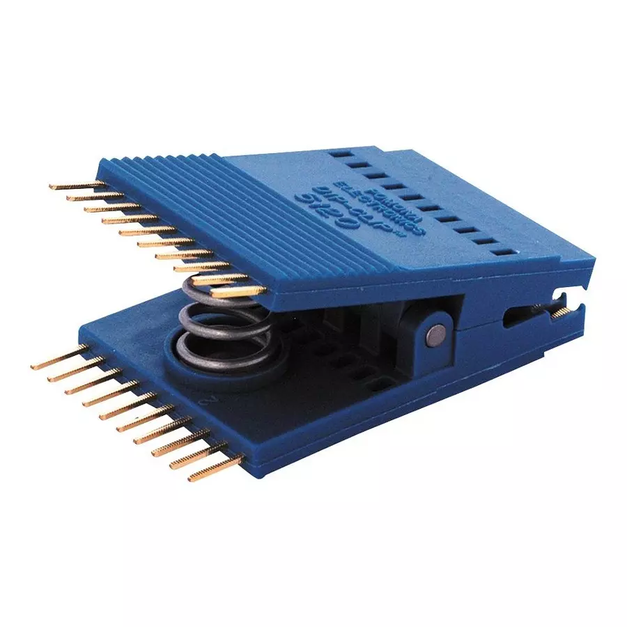 POMONA Ic Test Clip, 16Pos, Dip, Red, 3916A.