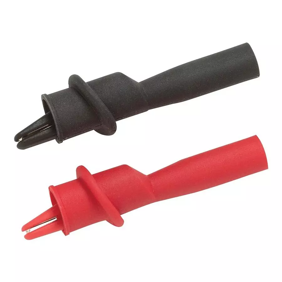 POMONA Alligator Clip, 4 mm Banana Plug, Blk/Red, 5916B/POM