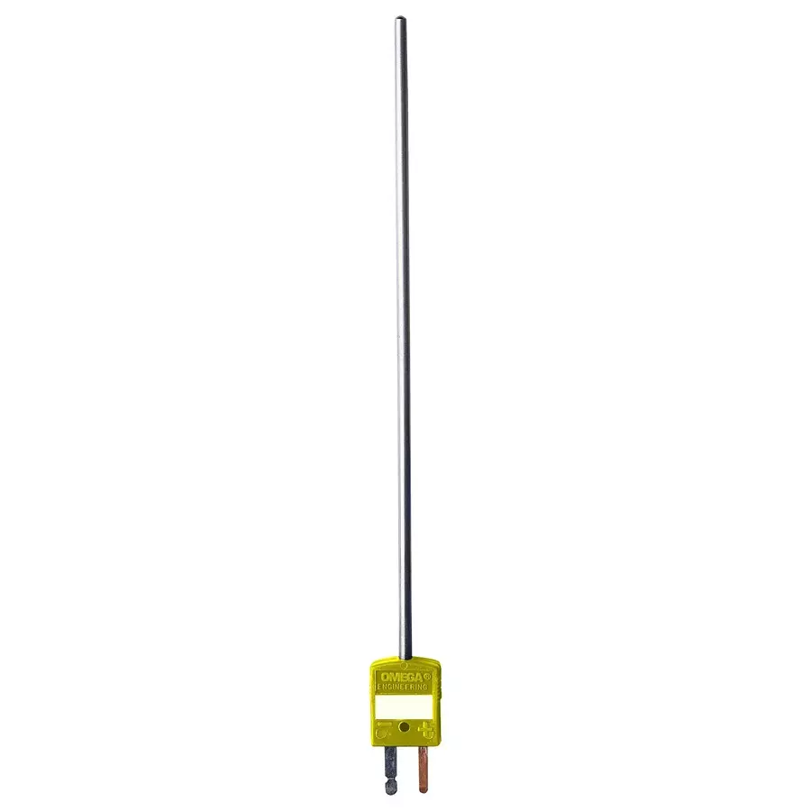 Omega Thermocouple Probe, Stainless Steel, 6", KMQSS-125U-6.