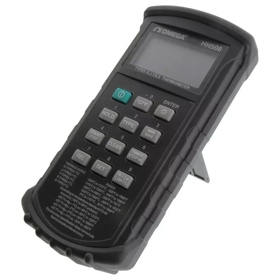 Omega Digital Thermometer, -210 To 1767Deg C, HH508