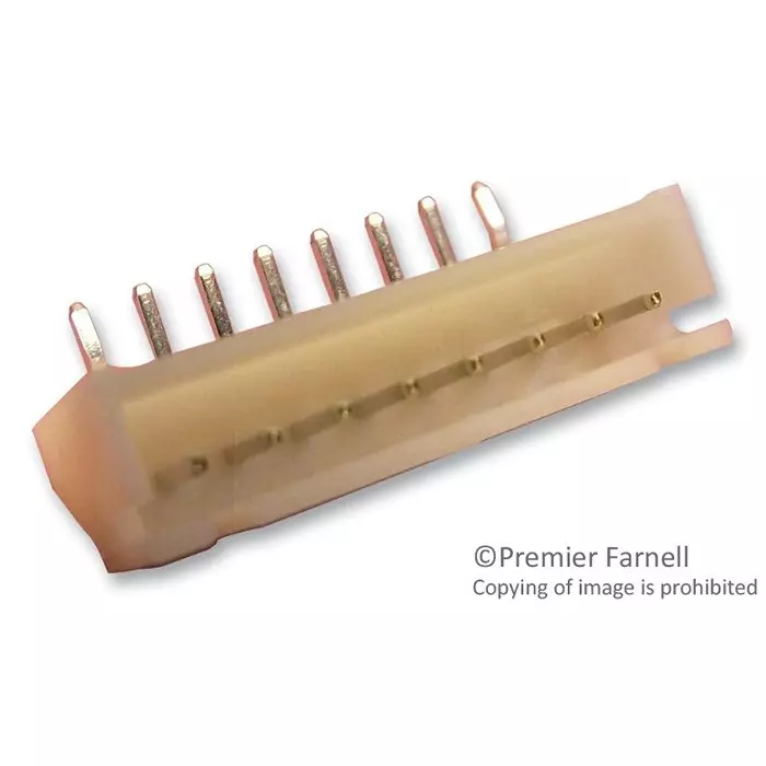 JST (JAPAN SOLDERLESS TERMINALS) Header, Right Angle, 8Way, S8B-XH-A (LF)(SN) (Pack of 10)