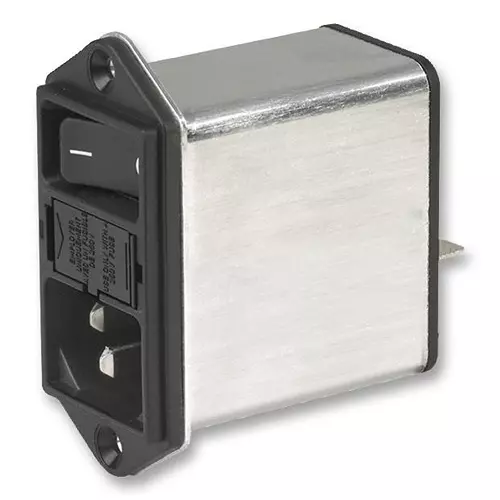 SCHURTER Filter, Iec, 4A, 2P Switch, 2P Fuse, DD12.4121.111