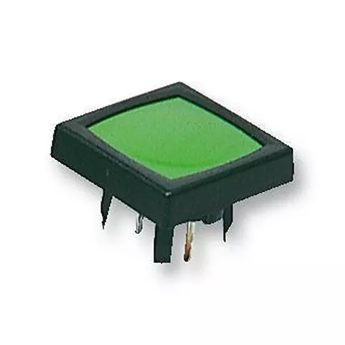 SCHURTER Switch, Spno, Square, Green, 12411100795