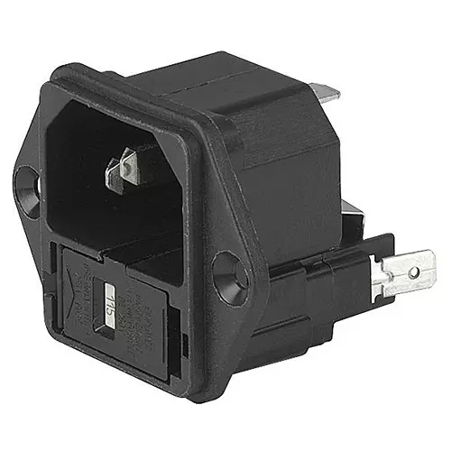 SCHURTER Inlet, Iec, C14, Kea, 10A, 4301.0521